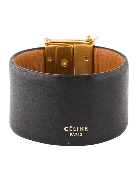 celine leather bracelet replica|real real celine bracelets.